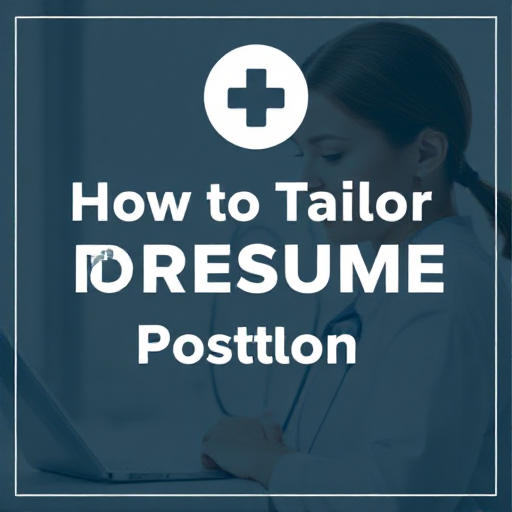 How To Tailor Your Resume For A Healthcare Position